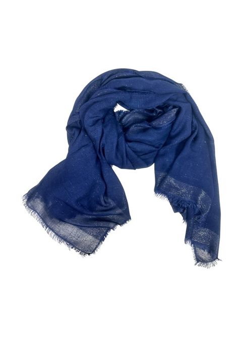 sciarpa donna bluette con lurex Faliero Sarti | DIAMANTEU97265